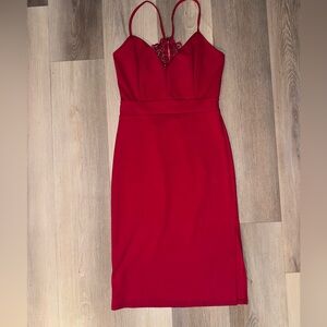 Rue21 Strapless Red Dress